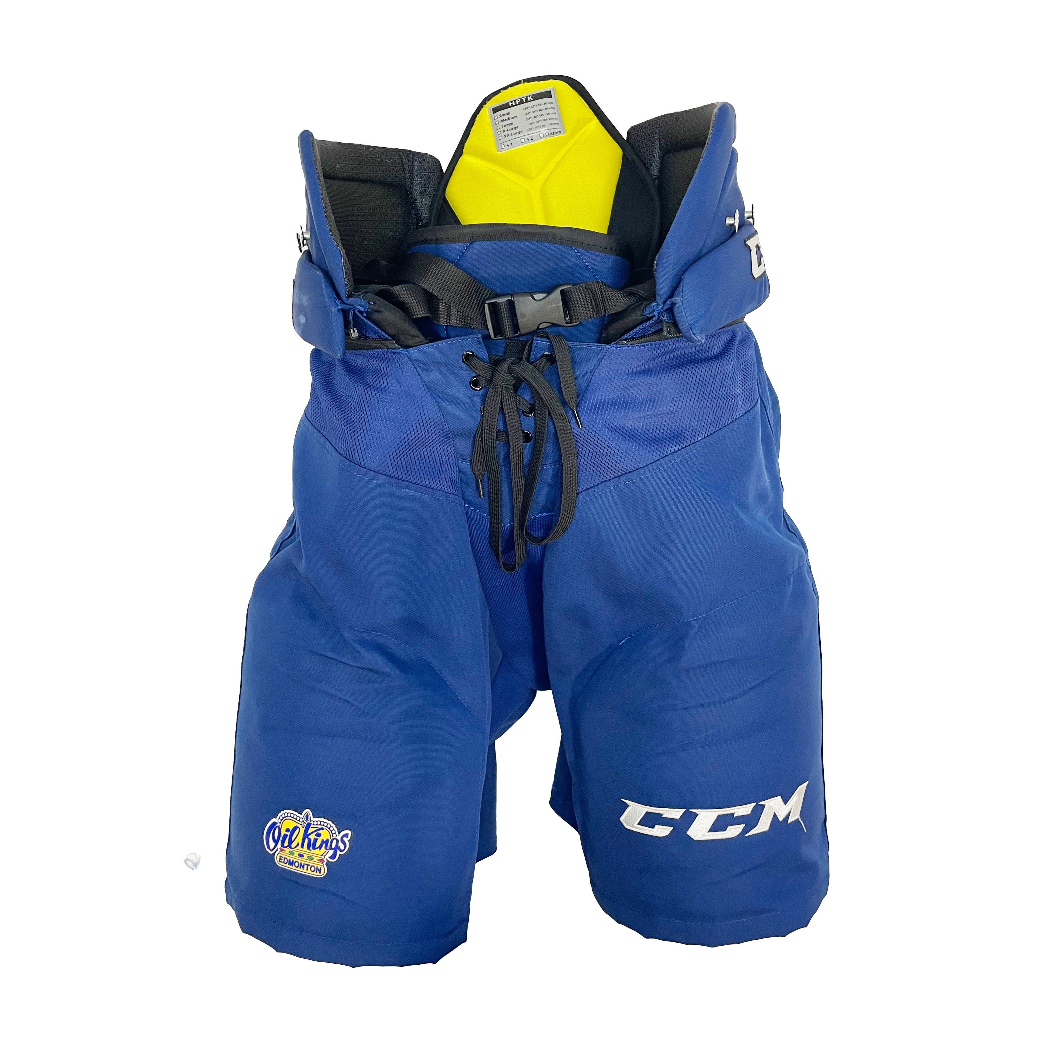 CCM HPTK - Pantalon de hockey WHL Pro Stock d'occasion (bleu roi)